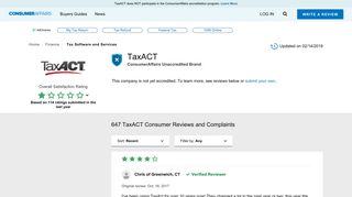 Top 603 Reviews and Complaints about TaxACT | Page 6