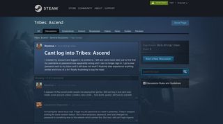 Cant log into Tribes: Ascend :: Tribes: Ascend General Discussions