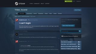 i can't login :: Tribes: Ascend General Discussions - Steam Community