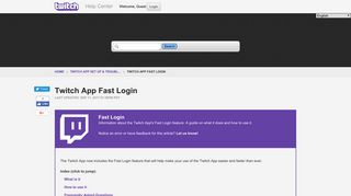 Twitch | Twitch App Fast Login