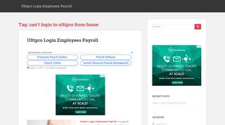 can't login to ultipro from home Archives - Ultipro Login Employees ...