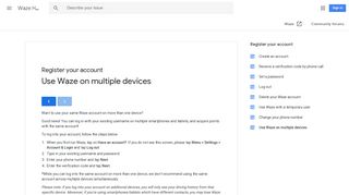 Use Waze on multiple devices - Waze Help - Google Support