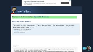 (Solved) - Lost Password (Can't Remember) for Windows 7 login and ...