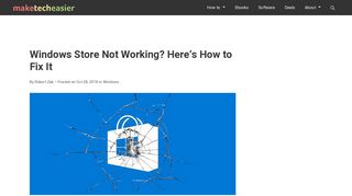 Windows Store Not Working? Here's How to Fix It - Make Tech Easier