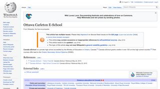 Ottawa Carleton E-School - Wikipedia