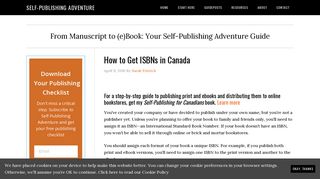 How to Get ISBNs in Canada - Self-Publishing Adventure