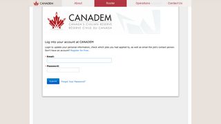 Register & Manage Your Profile – CANADEM