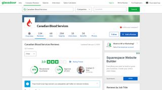 Canadian Blood Services Reviews | Glassdoor