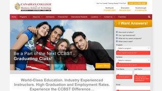 Canadian College of Business, Science, & Technology: Homepage