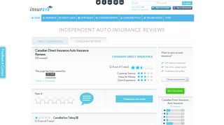 Canadian Direct Insurance Auto Insurance Reviews