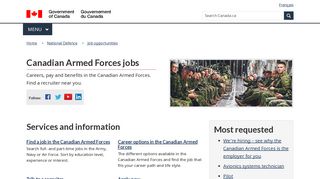 Canadian Armed Forces jobs - Canada.ca