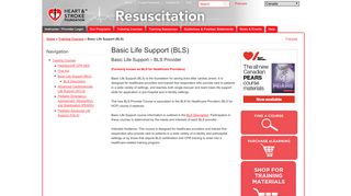Basic Life Support (BLS) - Heart and Stroke Foundation