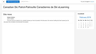 Canadian Ski Patrol-Patrouille Canadienne de Ski eLearning