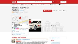 Canadian Tire Drivers Academy - Driving Schools - 16A Leslie Street ...