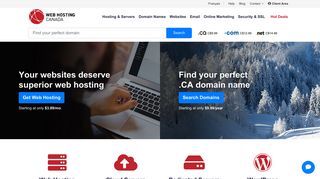 Web Hosting Canada | Canadian Web Hosting, Domain Names ...