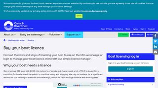 Boat Licence | River Licence | Canal & River Trust