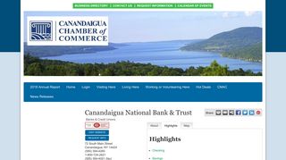 Canandaigua National Bank & Trust | Banks & Credit Unions ...