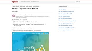 How to register for CanMobile - Quora