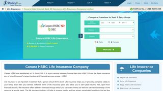 Canara HSBC Life Insurance Company - Compare & Buy Online