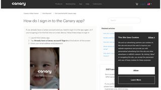 How do I sign in to the Canary app? – Canary Help Center