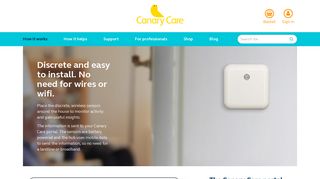 How the Canary Care Elderly Home Monitoring System Works ...