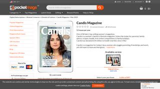 Candis Magazine - Feb 2019 Subscriptions | Pocketmags