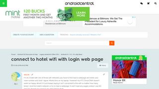 connect to hotel wifi with login web page - Android Forums at ...