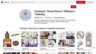 Canfloyd - Home Decor / Giftware / Tabletop (canfloyd) on Pinterest