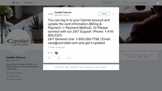 CanNet Telecom on Twitter: 