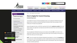 How to Apply for Council Housing | Cannock Chase District Council