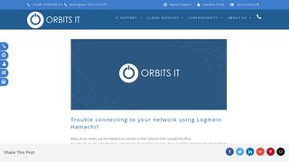 Trouble connecting to your network using Logmein Hamachi? - Orbits IT