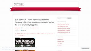 Force Removing User from Database – Fix: Error: Could not drop login ...
