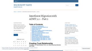 Interforest Migration with ADMT 3.2 – Part 2 « Microsoft Taste