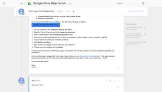 Can't sign into Google drive - Google Product Forums