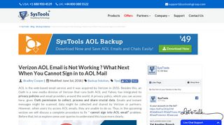 Solve Cannot Sign in to AOL Mail when Verizon AOL Email is Not ...