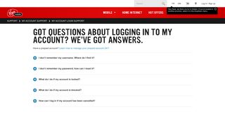 My Account Login Support - Virgin Mobile Canada