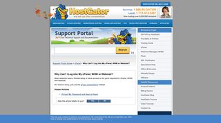 Why Can't I Log into My cPanel, WHM or Webmail? « HostGator.com ...