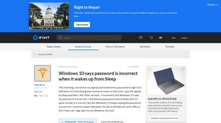 SOLVED: Windows 10 says password is incorrect when it wakes up ...