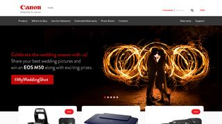 Canon India: Home