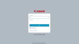 Login | partners - Canon Europe