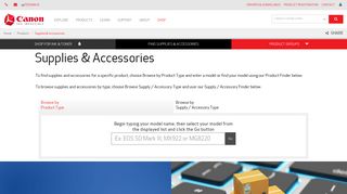 Supplies & Accessories - Canon USA