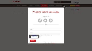 Login | Register Product Warranty | Canon Edge
