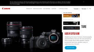 Canon Europe: Digital Cameras, Lenses, Camcorders & Printers