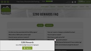 Denver Airport Parking 5280 Rewards | Canopy Airport Parking