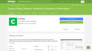 Canopy Pricing, Features, Reviews & Comparison of Alternatives ...
