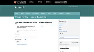 Login Required - Email for life