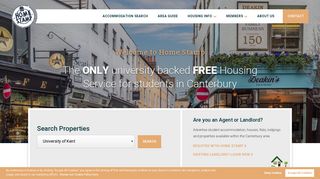 Student accommodation in Canterbury - houses homes flats housing