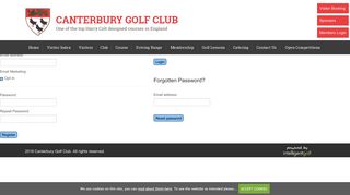 Teetimes Login :: in Kent, South East Golf Course - Canterbury Golf Club