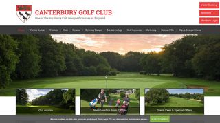 Canterbury Golf Club :: in Kent, South East Golf Course