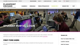 Student Portal Login - Flashpoint Chicago - Columbia College ...